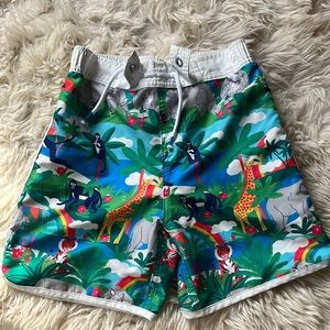 Mini Boden swim trunks